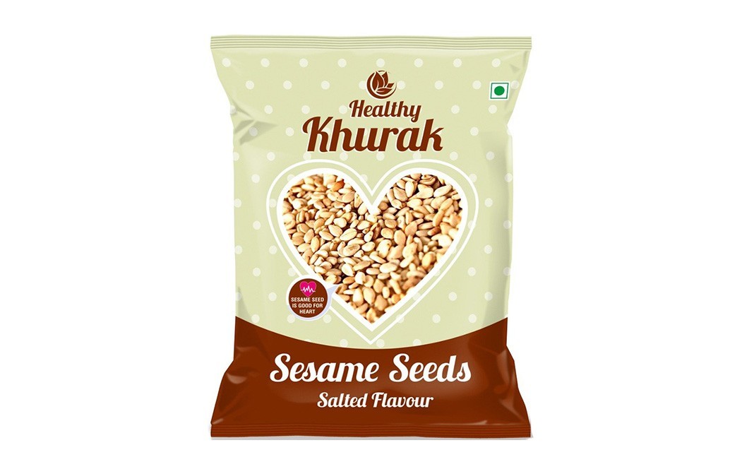 Healthy Khurak Sesame Seeds, Salted Flavor   Pack  400 grams